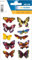 HERMA 3349 Aufkleber Schmetterlinge Glitzer klein groß, 20 Stück, Schmetterling Sticker in bunten Farben, Butterfly Etiketten für Fotoalbum Tagebuch Poesiealbum Scrapbooking Dekoration Briefe Basteln