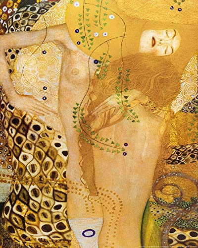 1art1 Gustav Klimt Poster Wasserschlangen, 1904–07 Kunstdruck Bild 50x40 cm