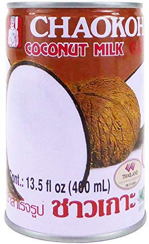 Chaokoh Coconut Milk, 13.5 Ounce (Pack of 6) by Chaokoh