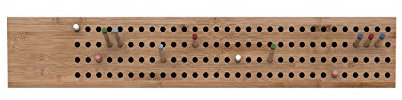 Dänische Wand-Garderobe modern aus zertifiziertem Bambus Holz | Flurgarderobe, Aufhänger für Jacken, Mänten, Mützen, Regenschirme | Wanddekoration – „We Do Wood“ authorisierter Verkauf durch Møbla