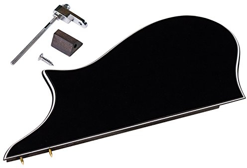 Golden Gate M-401A F-Model Mandolin Pickguard Assembly - Black/White/Black