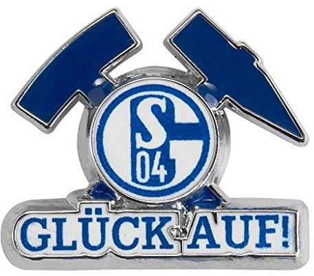 FC Schalke 04 Anstecker Glück Auf S04