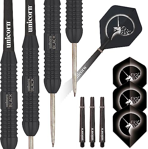 Unicorn Core Plus Steel Dart, Brass, schwarz, 22g