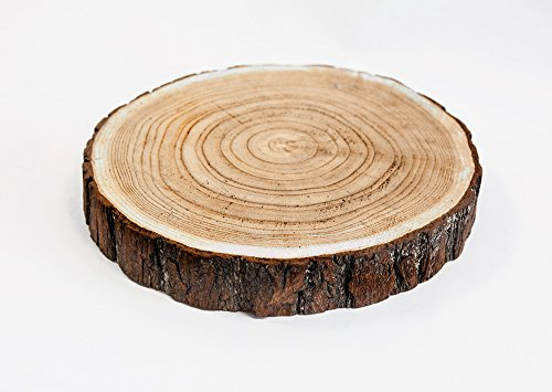Rustic Tree Slice Christmas Wedding Table Decoration