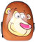 Rucksack für Kinder Hartschalenrucksack Größe L (Löwe)