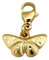 Anhänger Charm Schmetterling Gold 333 Einhänger Gelbgold Unisex