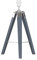 MiniSun | Modern Grey Wood and Silver Chrome Table Lamp Base | Table Lamps, Home Décor & Improvement Essential