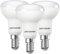 paul russells Cool White E14 Spotlight 4.9W LED Reflector R50 Lights Small Edison Screw, 40watt Equivalent Replacement Bulb, 470 Lumens 4000K Frosted 120 Beam Angle SES Energy Saving Bulbs, Pack of 3