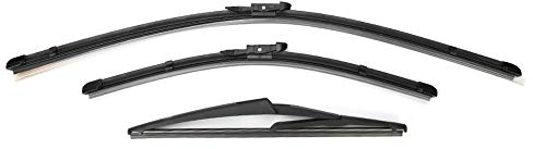 Kit de limpiaparabrisas, delantero 24 '' + 16 '', trasero, 12 '', escobillas de limpiaparabrisas para Qashqai 2007-2013 Right-H