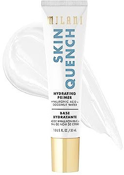 Milani Face Primer for Makeup -Skin Quench Hydrating & Blurring Primer with Hyaluronic Acid & Coconut Water, 1.0 Fl. Oz