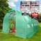 BRAST Serre de Jardin 24m2 (3x8), extrêmement stable -4 tailles diff.-: Tubes d’acier galvanisés et Film spéciale de protect grillagé 175 g/m2 aération optimale montage rapide serre de jardin tunnel