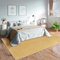 Mia's Olivia - Alfombra para salón, Dormitorio, Lavable, 60 x 110 cm, Color Dorado