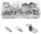 YIXISI 55 Pezzi 3 Stili Perni di Supporto per Mensole, Supporti Ripiani Armadio Supporto Mensole Staffe, per Mobili da Cucina, 5 mm, 6 mm