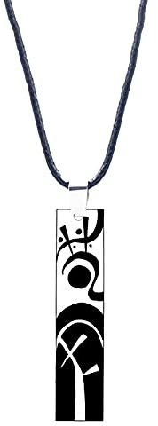 ALTcompluser Anime Tokyo Halskette mit Bonten Anhnger Kette fr Herren Damen( Schwarz)