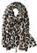 LumiSyne Schal Für Damen Mode Leopard Animal Print Klassisches Vintage Schal Baumwolle Leinen Mit Fransen/Quaste Langer Warme Halstücher Sonnencreme Stola Ganzjährig