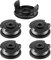 YWNYT Ersatzspule für Rasentrimmer, F016800569/F016800385 Rasentrimmer, Fadentrimmer, Ersatzspulen für EasyGrassCut 23/26/18/18-230/18-26/ART 23SL/ART 26SL (4 Stück)