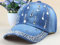 Baseball Cap Damen Basecap Kappe Herren Unisex Mütze Hut Baseballkappe Mode Freizeit Frau Kappe Neue Denim Hip Hop Caps Mit Wassertropfen Strass Vintage Jean Baumwolle N Für Männer 3