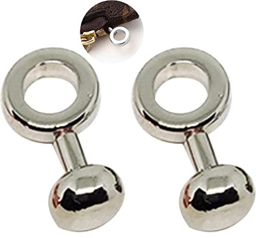 Vepoty Zipper Gap Buckle 2pcs Metall Geldbörse Tasche Kettenriemen Clip Handtasche Kettenriemen Verbindungsschnalle für die Taschenherstellung