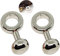 Vepoty Zipper Gap Buckle 2pcs Metall Geldbörse Tasche Kettenriemen Clip Handtasche Kettenriemen Verbindungsschnalle für die Taschenherstellung