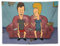 QINGRONG Beavis And Butt-Head Poster Anime Tapisserie Coole Kunstwerke Malerei Wandkunst Polyester Drucke Hängende Bild Heimdekoration Wandteppiche Geschenkidee 76,2 x 101,6 cm