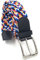 LisaModa Herren Stretch Flechtgürtel LM1000 Stretchgürtel Stoffgürtel Viele Farben (Bunt 041, 85-110)