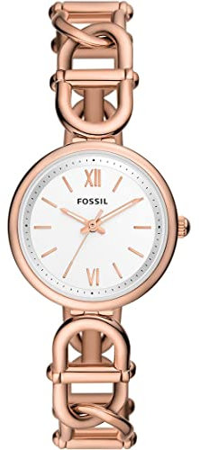 Fossil Women's Analogue Quartz Watch with Stainless Steel Strap ES5273
