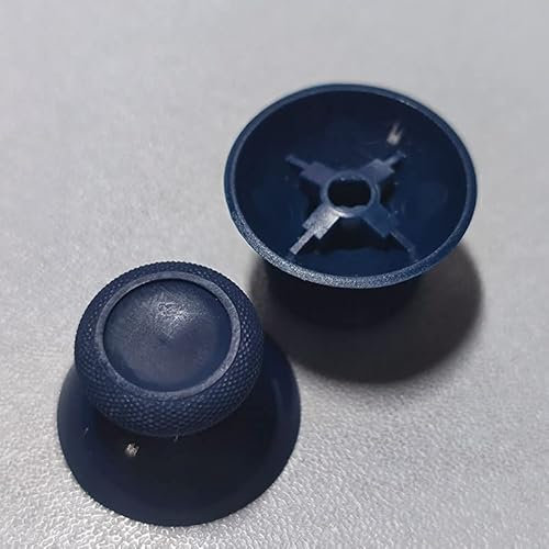 YANHAO [Pièces détachées pour Jeux vidéo] 10pcs for Xbox One S Elite édition limitée 3D Analog Thumb Stick Thumbsticks Caps Joystick Grips Compatible for contrôleur PS4 (Color : Dark Blue)