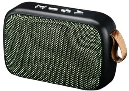 Bluetooth Lautsprecher,Lauter kabelloser Lautsprecher mit starkem Bass,Fantastischer Sound, 6D Bass-Treibern,Bluetooth-Lautsprecher Mit Mikrofon,Freisprechfunktion,Grün