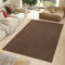 TAPISO Nizza Teppich Anti Rutsch Braun Einfarbig Waschbar Wohnzimmer Schlafzimmer Pflegeleicht Waschmaschinenfest Loop-Teppich ÖKO-TEX 80 x 150 cm
