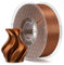 ELEGOO PLA Filament 1.75mm Seidenkupfer 1KG, 3D Drucker Filament Maßgenauigkeit +/- 0,02 mm, 1kg Kunststoffspule (2.2lbs) Filament-3D-Druckmaterialien Passt für die meisten FDM 3D-Drucker
