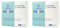 Lot de 2 lingettes XL 25 x 30 serviettes de nettoyage pour le visage 100 % coton à base biologique USDA, lingettes pour le visage jetables, lingettes sèches démaquillantes, ultra douces lingettes de