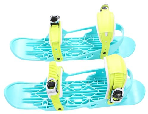 Mini-Kurz-Ski-Skates für den Schnee, Ski für Winterschuhe, Kurze Snowskates, Snowblades-Skiboards, Verstellbare Kurze Snowskates-Skiboards für den Wintersport Im Schnee (S 30-38