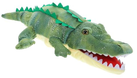 QUMIIRITY Handpuppe Krokodil Tierische Handpuppe Aus üsch Für Geschichtenerzählen Lustiges Kuscheltier Für Ideales Für Kreative Spielstunden