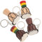 Warmhm 4 Teiliges Set Djembe Schlüsselanhänger Handtrommel Djembe Trommeln Erwachsene Schlüsselanhänger Trommel Tamburin Schlüsselanhänger Bongo Trommel Schlüsselanhänger