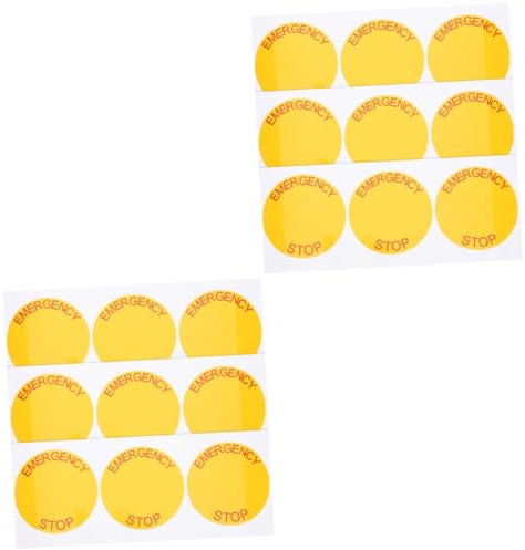 iplusmile 20pièces Autocollants Avertissement Urgence Pour Équipements Électriques