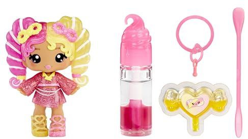Yummiland Lip Gloss Doll: Mystery Color Change - Mila Mallows - Enthält 1 Puppe, DIY-Lipgloss + Abnehmbaren Schlüsselanhänger, Kosmetik-Spiel, Sammlerstück, Geeignet für Kinder ab 4 Jahren