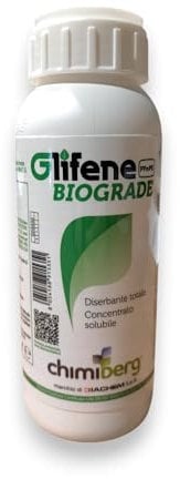 Glifene Biograde PFnPE diserbante a base di Glifosate, erbicida sistemico, graminacee, dicotiledoni. Senza Patentino. Flacone 500 ml