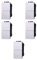5 MODULI PULSANTE DOPPIO SALISCENDI, BIANCO, COMPATIBILE CON BTICINO LIVING, PER TAPPARELLE AVVOLGIBILI, MODULI E FRUTTI 100% COMPATIBILI, MATERIALI DI ALTA QUALITA'