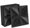 Aufun Lot de 12 panneaux muraux 3D en PVC - 50 x 50 cm - Plaque murale - Revêtement mural - Revêtement de façade - Panneaux décoratifs de plafond - Panneaux décoratifs pour salon, chambre à coucher (3