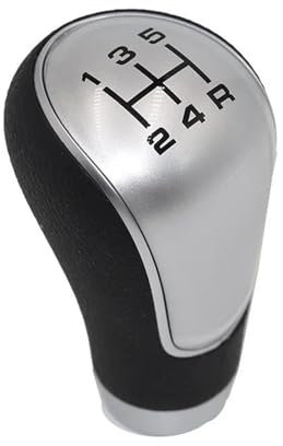 Auto Schalthebel Für Nissan Für Pathfinder Terrano D22 Pickup Für NV200 Sunny Almera N16 MT Manueller Schaltknaufhebel Gang Schaltkopf(5 Speed Sliver)