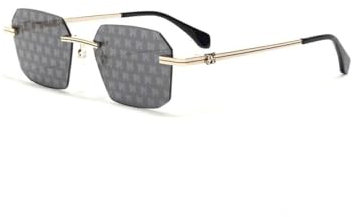 Palm Angels QUARTZ SUNGLASSES GOLD DARK GREY