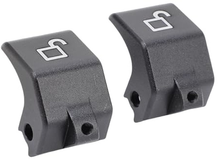 ZDETGU Weiche Top Cabrio Dach Latch Latch Lock Reparatur Kit Ersatz für Miata 1990-2005 Aluminiumlegierung Einstellbare Schrauben Schwarz Anoodized