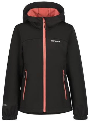Icepeak Softshelljacke/Übergangsjacke Mädchen Kleve Jr mit Kapuze
