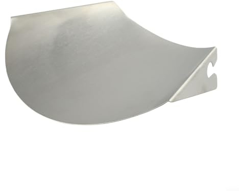 NbgrvB for Stainless Steel Pouring Chute Accessory and for Kenwood Mixers, Easy Ingredient Transfer, Dishwasher Safe, Silver