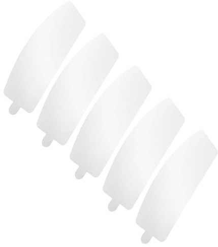 Alasum 5pcs Pvc Sandblasting Hood Lens Replacement, Peel-off Outer Visor Cover, 0.25mm Thick, Dust Protection for Industrial Tasks