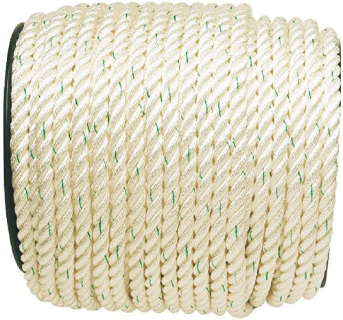 Bobine de corde nylon blanche - Ø 8 mm - Corderies Tournonaises