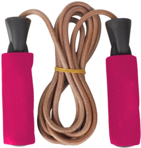 TNP Accessories Authentic RDX Pro Boxing Skipping Rope Adjustable Speed Jump (Pink - Leather)