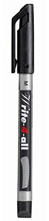 Permanentmarker Write-4-all M sw medium 1mm 3 Stk