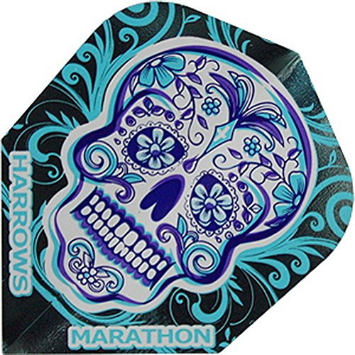 1 Set Harrows Rio Dart Flights - Totenkopf Rio -