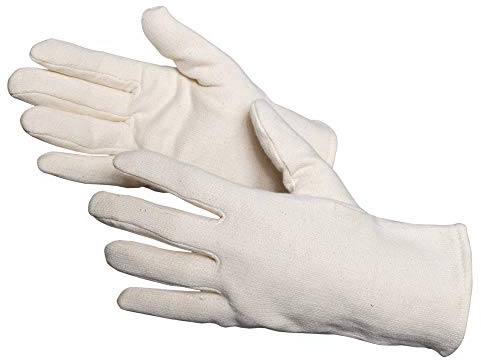 Jah 602 Baumwollhandschuh 12 Paar oekotex Jersey standard natur Gr. 10